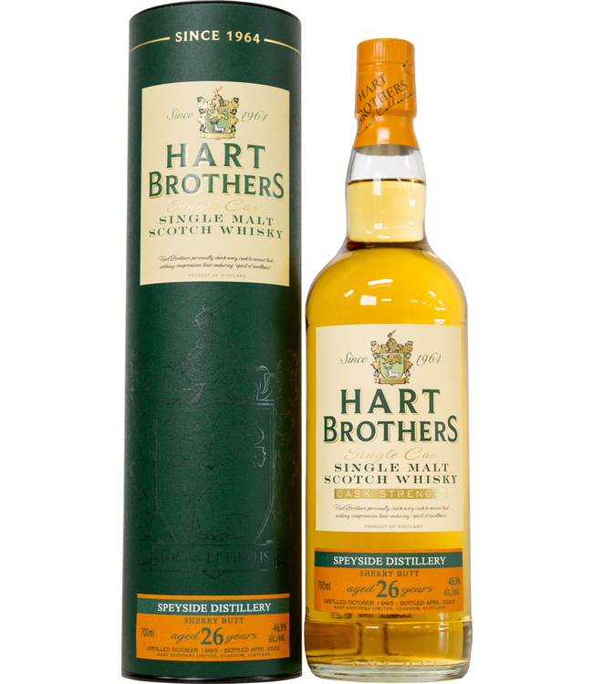 Speyside Distillery 26 Years Old 1995 Hart Brothers 0.70 ltr 46.9%