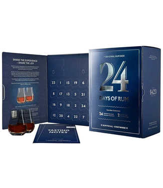 Rum Box 24 Days Of Rum Blue Edition 24 x 2 CL 43,7%