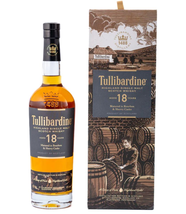Tullibardine 18 Years Old 0,70 ltr 43%