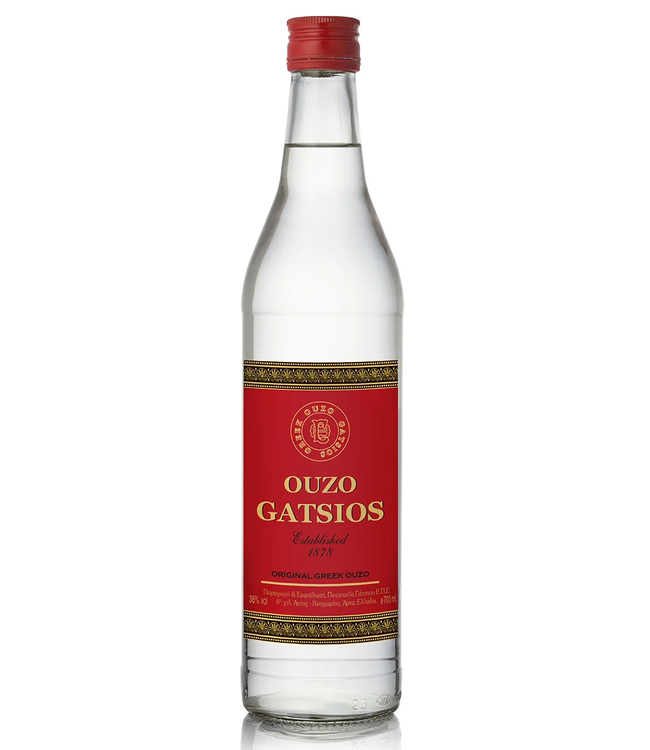 Ouzo Gatsios Red 0,70 ltr 38%