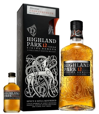 Highland Park 12 Years Old Met Miniatuur Cask Strength 0,70 ltr 40%