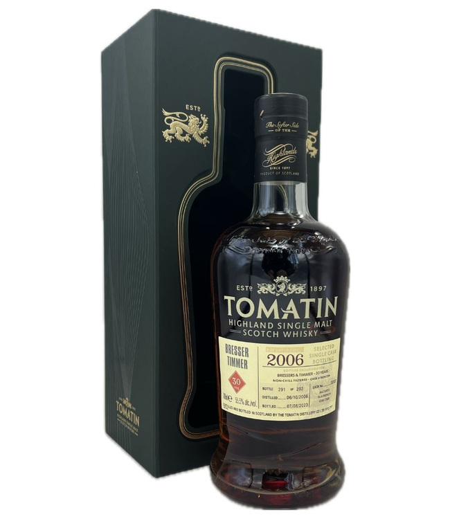Tomatin 17 Years Old 2006 Single Cask For Bresser & Timmer 0,70 ltr 55,5%