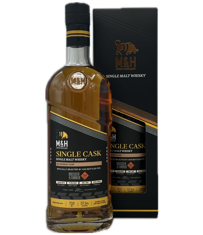 Milk & Honey Single Cask Cognac For Bresser & Timmer 0,70 ltr 57,6%