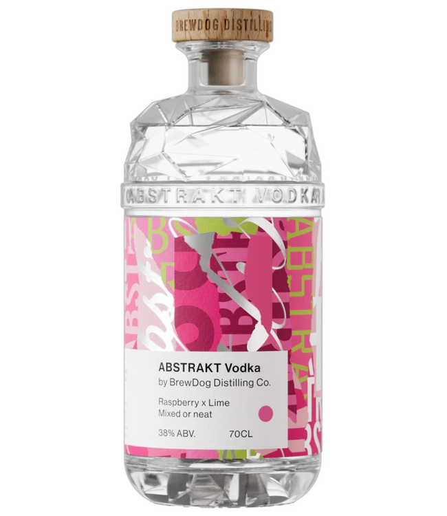 BrewDog Abstrakt Raspberry & Lime Vodka 0,70 ltr 38%