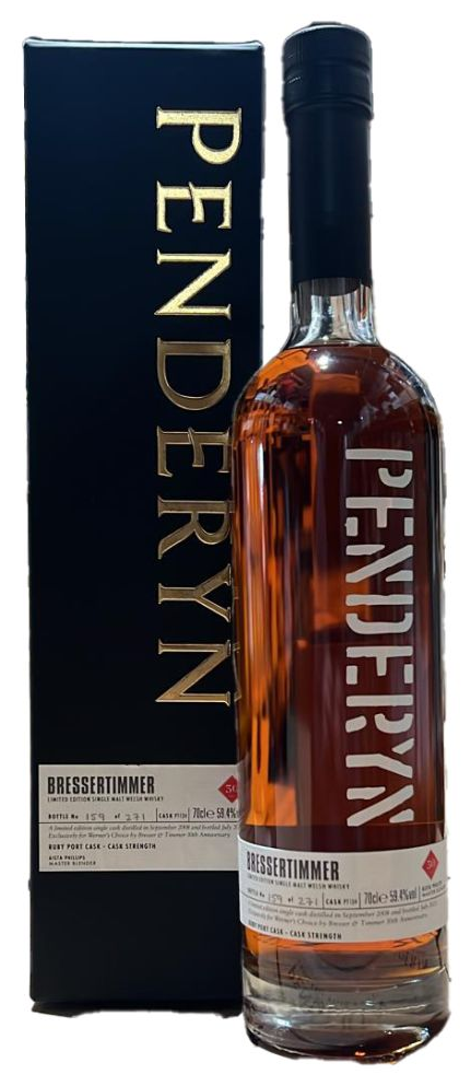 Penderyn Single Cask Port For Bresser & Timmer 0,70 ltr 59,4%