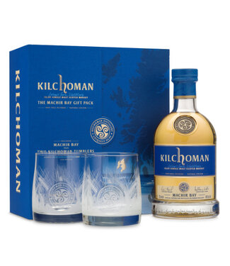 Kilchoman Machir Bay Cadeauverpakking met 2 Glazen 0,70 ltr 46%