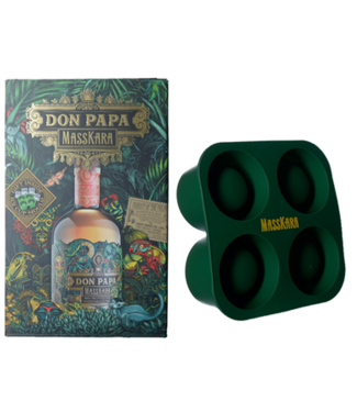 Don Papa Don Papa Rum Masskara With Icetray 0,70 ltr 40%