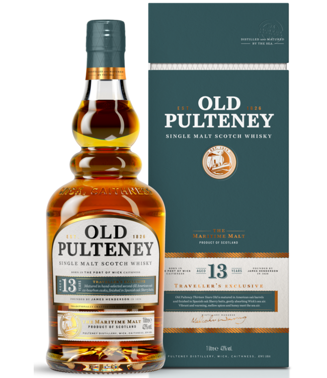 Old Pulteney 13 Years Old 1,00 ltr 43%