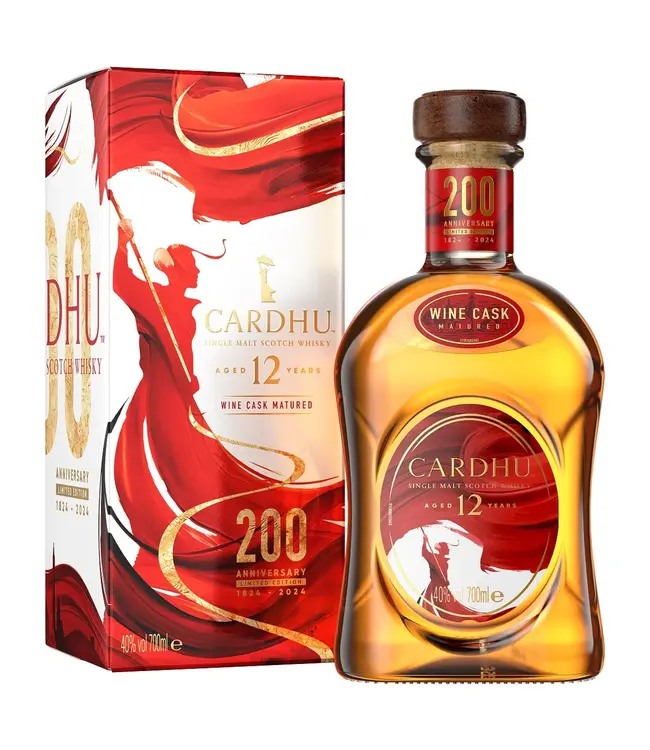 Cardhu 12 Years Old Wine Cask 200th Anniversary 0,70 ltr 40%