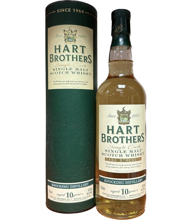 Knockdhu 10 Years Old 2011 Hart Brothers 0,70 ltr 57,2%