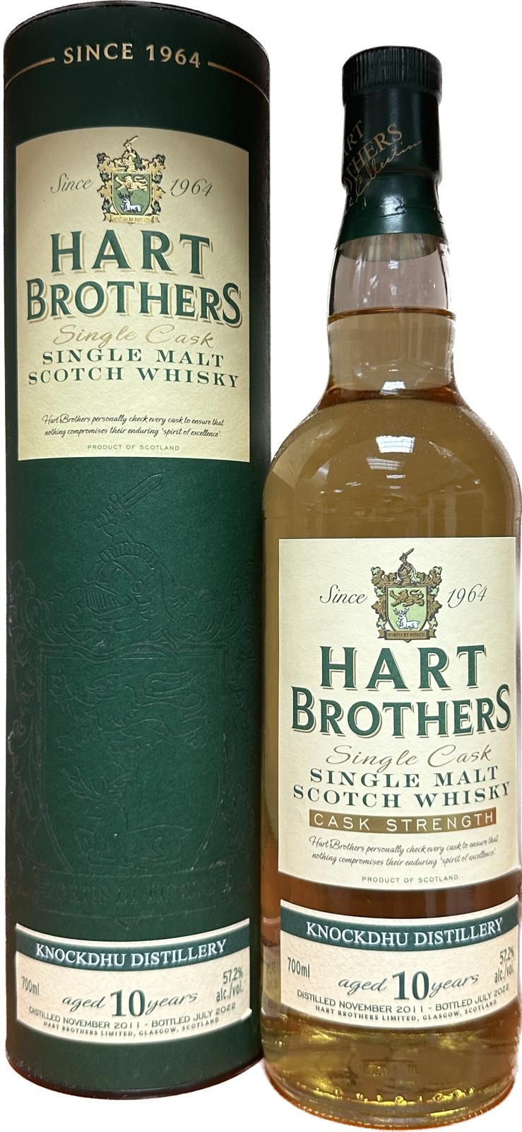 Knockdhu 10 Years Old 2011 Hart Brothers 0,70 ltr 57,2