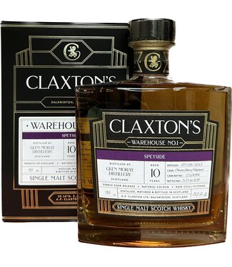 Glen Moray Glen Moray 10 Years Old 2013 Claxton's Warehouse 1 0,70 ltr 52,6%