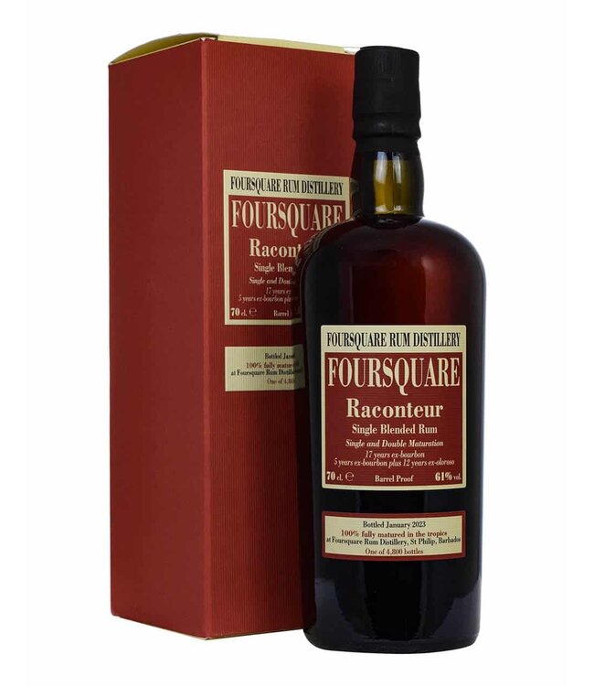 Foursquare 17 Years Old Velier Raconteur 0,70 ltr 61%