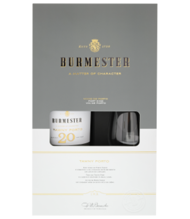 Burmester Tawny Port 20 Years Old + Glas 0,75 ltr 20%