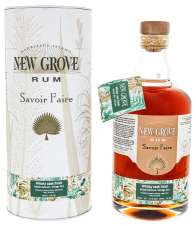 New Grove Savoir Faire Islay Whisky Finish 2013 Vintage Rum 0,70 ltr 46%
