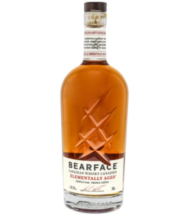 Bearface Elementally Aged Triple Oak Canadian Whisky 0,70 ltr 42,5%