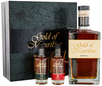 Gold of Mauritius Dark Rum Giftset 0,70 ltr 40%