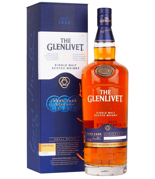 The Glenlivet Triple Cask Matured Rare Cask Batch No. 9378/016 Single Malt Whisky 1,00 ltr 40%