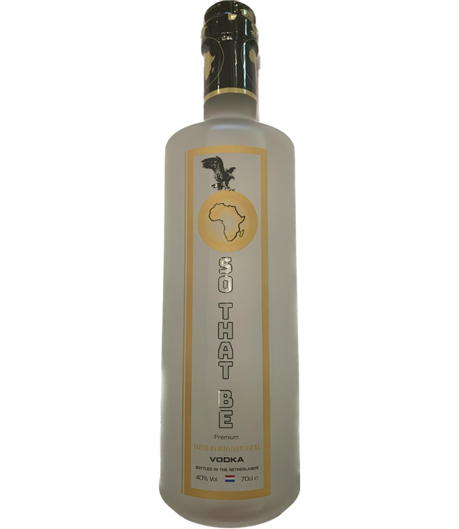 So That Be Premium Vodka 0,70 ltr 40%