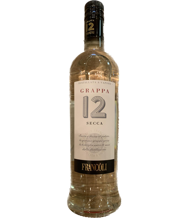 Francoli Grappa 12 Secca 0,70 ltr 40%