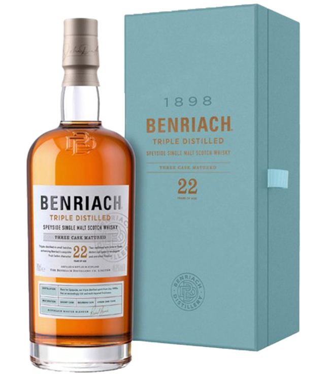 Benriach 22 Years Old Triple Cask Matured 0,70 ltr 46,8%