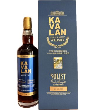 Kavalan Kavalan Solist Single Cask 7 Years Old Vinho Barrique 0.70 ltr 58.6%