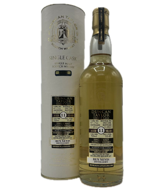 Ben Nevis 10 Years Old 2012 Duncan Taylor 0,70 ltr 53,4%