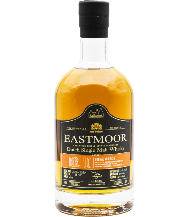 Eastmoor Dutch Single Malt Cognac Cask Batch 10 0,70 ltr 47%