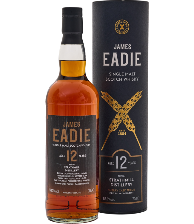 Strathmill 12 Years Old 2011 James Eadie 0,70 ltr 58,3%
