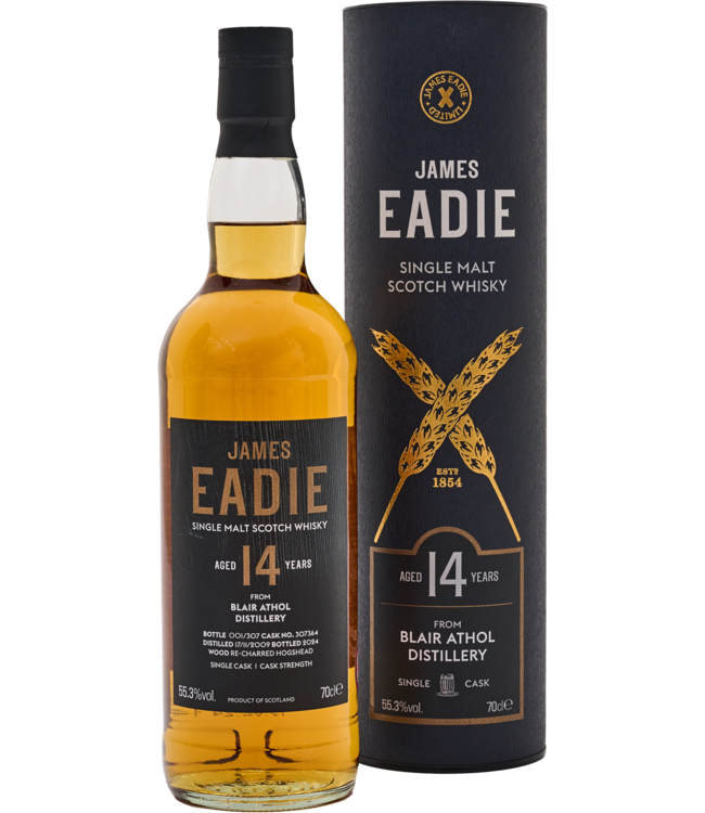 Blair Athol 14 Years Old 2009 James Eadie 0,70 ltr 55,3%