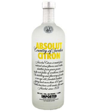 Absolut Absolut Vodka Citron 1,00 ltr 40%