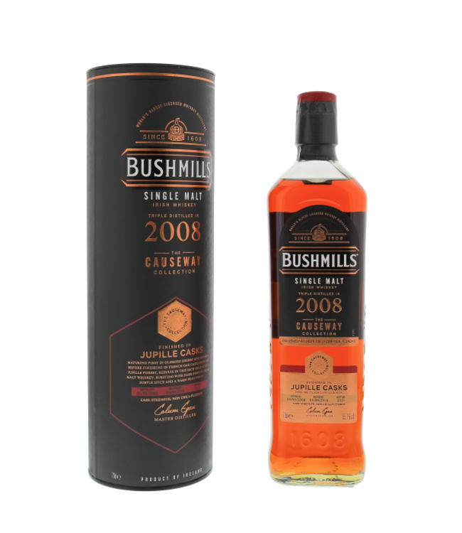 Bushmills Causeway Collection 2008/2021 Jupille Casks Finish 0,70 ltr 55,1%