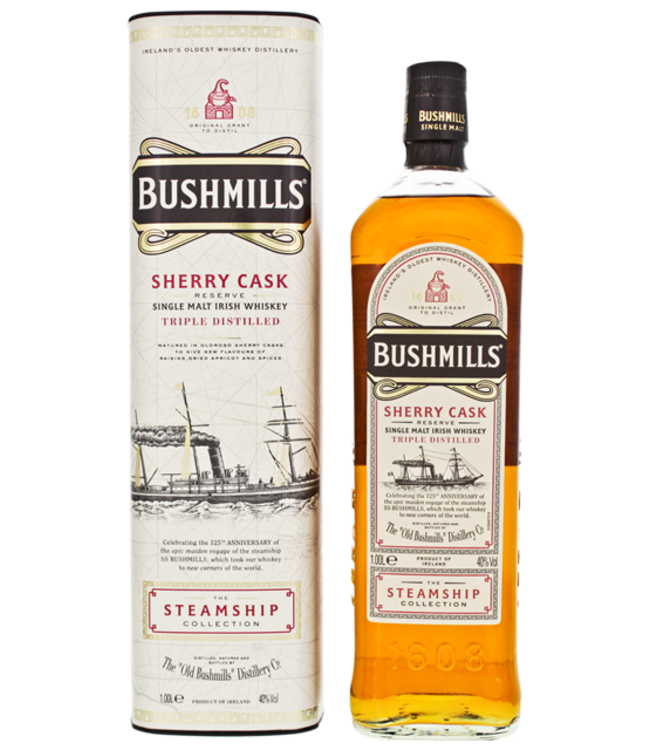 Bushmills Steamship Collection Sherry Cask Reserve Triple Distilled 1,00 ltr 40%