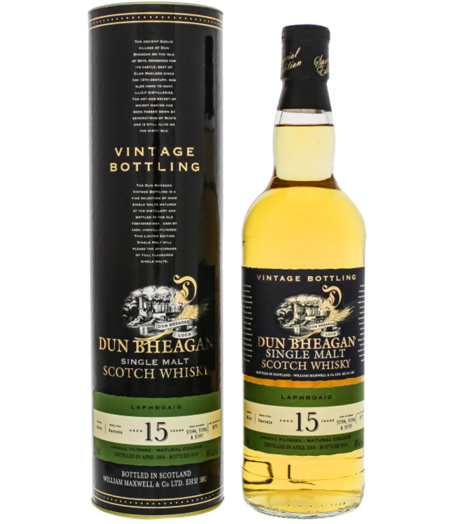 Dun Bheagan Laphroaig 15 Years Old 2004 0,70 ltr 46%