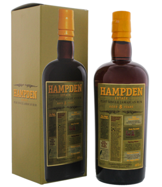 Hampden Hampden Estate Pure Single Jamaican Rum 8 Years Old 0,70 ltr 46%