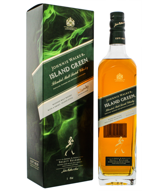 Johnnie Walker Island Green Blended Malt Scotch Whisky 1,00 ltr 43%