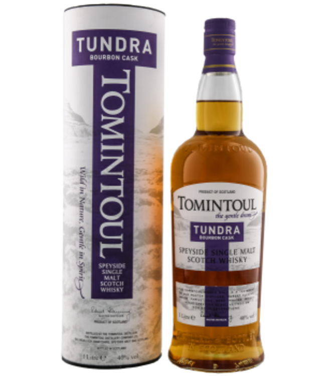 Tomintoul Tundra Bourbon Cask Speyside Single Malt Whisky 1,00 ltr 40%