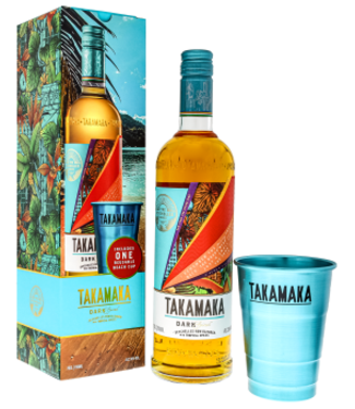 Takamaka Takamaka Dark Spiced + Beach Cup 0,70 ltr 38%