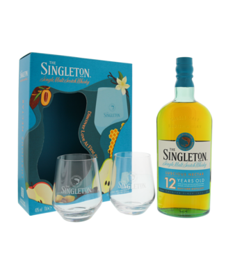 Singleton Singleton of Dufftown Luscious Nectar 12 Years Old + 2 Glazen 0,70 ltr 40%
