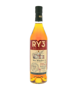 Ry3 Ry3 Blended Rye Whiskey Cask Strength Rum Cask Finish 0,70 ltr 59,9%