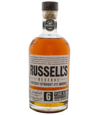 Russells Russells Reserve 6 Years Old Kentucky Straight Rye Whiskey 0,75 ltr 45%