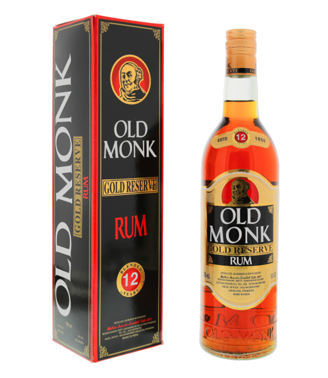 Old Monk 12 Years Old Gold Reserve 0,70 ltr 42,8%