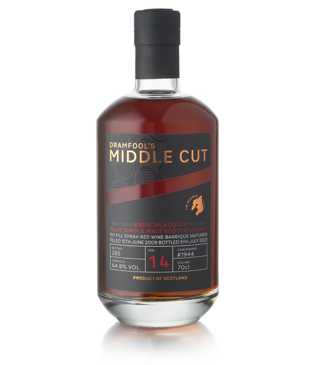Bruichladdich 2009 Aged 14 Years Dramfools Middle Cut 0,70 ltr 64,8%