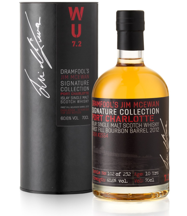 Port Charlotte 7.2 Aged 10 Years Dramfools Jim McEwan Signature Collection 0,70 ltr 60,6%