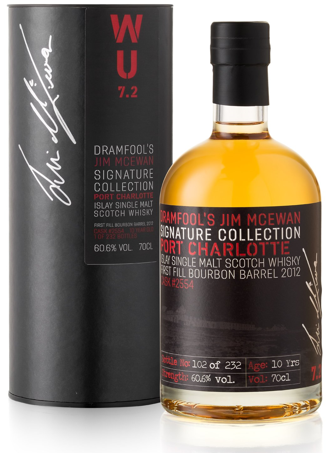 Port Charlotte 7.2 Aged 10 Years Dramfools Jim McEwan Signature Collection 0,70 ltr 60,6% 234.69