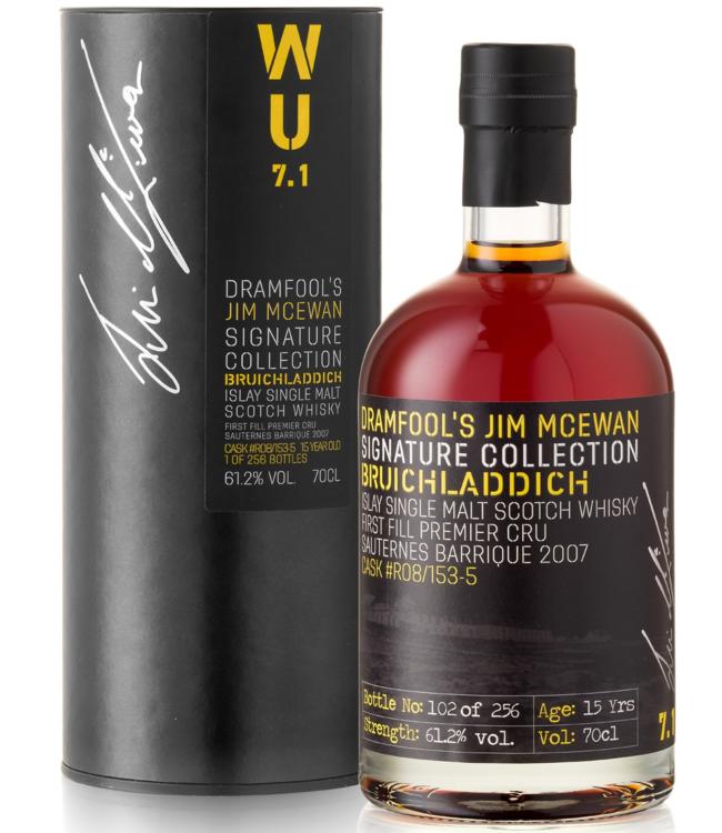Bruichladdich 7.1 Aged 15 Years Dramfools Jim McEwan Signature Collection 0,70 ltr 61,2%