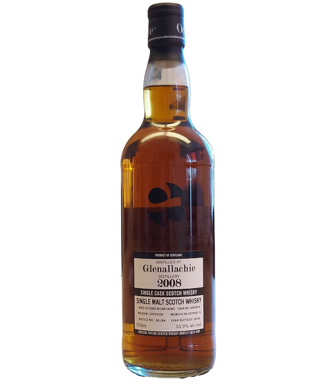 Glenallachie 15 Years Old 2008 Duncan Taylor 0,70 ltr 53,9%