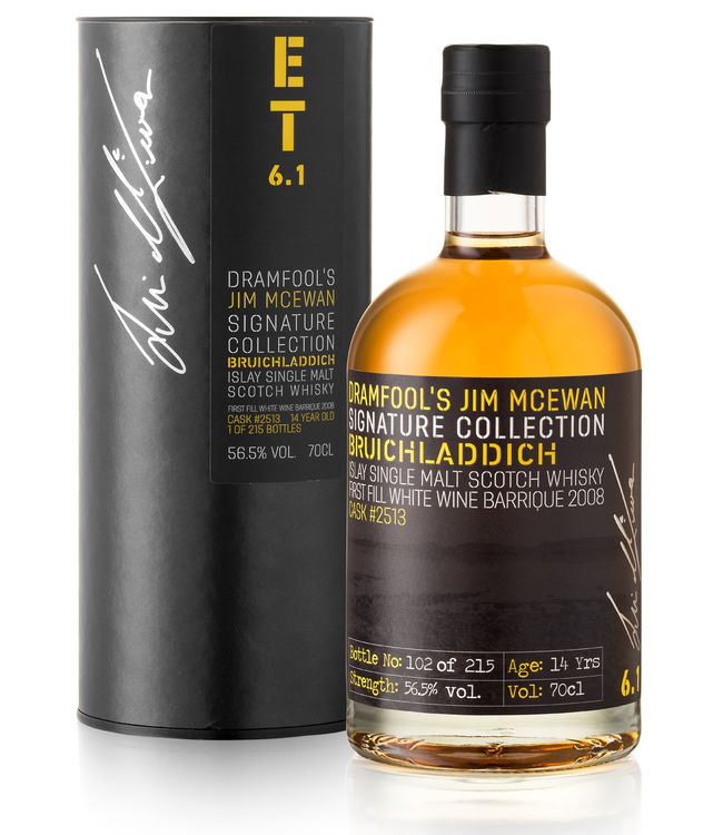 Bruichladdich 6.1 Aged 14 Years Dramfools Jim McEwan Signature Collection 0,70 ltr 56,5%