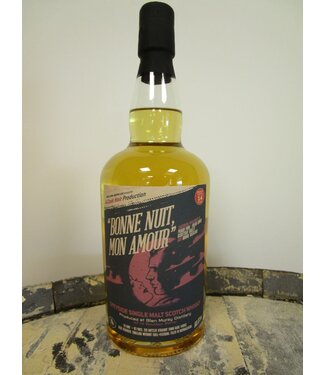 Glen Moray Glen Moray 14 Years Old Bonne Nuit, Mon Amour Cask Noir 0,70 ltr 56,8%