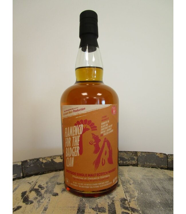 Dailuaine 12 Years Old Flamenco For The Badger Clan Cask Noir 0,70 ltr 56,4%